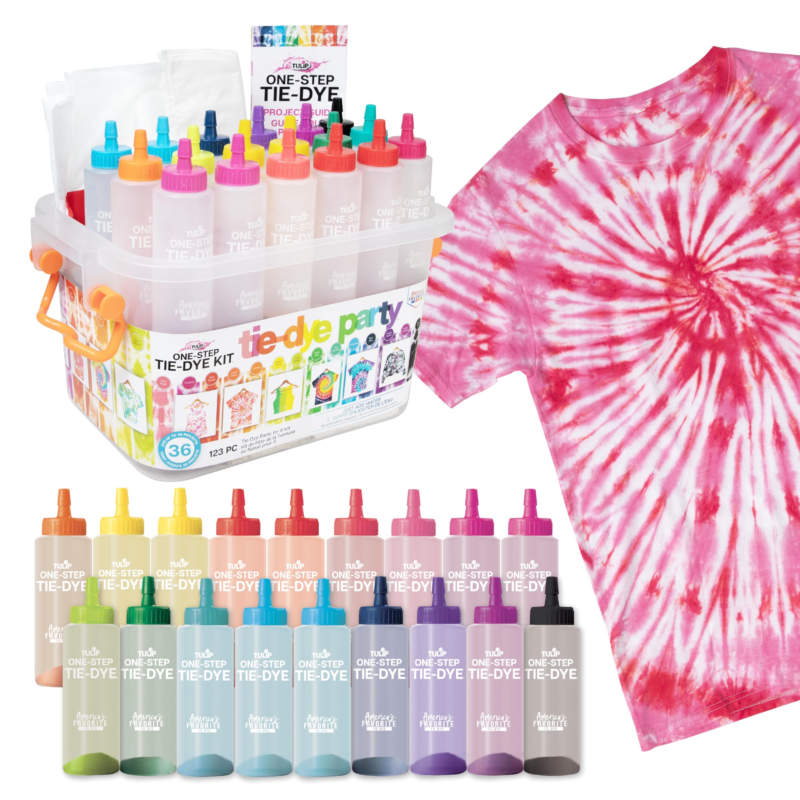 TULIP 34723 One-Step Tie Dye Party Kit : Duncan Enterprises